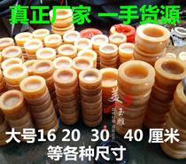 Natural Rice Yellow Jade Polyppot Swing Piece special Grand number Yuanbao Home Living room Front Desk Opening Business Gift decorations