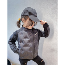 Thin and light down jacket girls short 2021 new children's autumn white duck down liner boys autumn and winter Korean coat