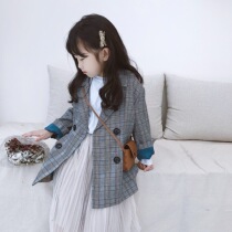 Girl coat 2020 new spring and autumn female baby Korean spring fashion suit