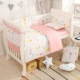 Giường cũi tùy chỉnh xung quanh bông trẻ sơ sinh chống va chạm hàng rào giường cho bé có thể tháo rời bốn hoặc sáu bộ - Túi ngủ / Mat / Gối / Ded stuff chăn bông cho bé