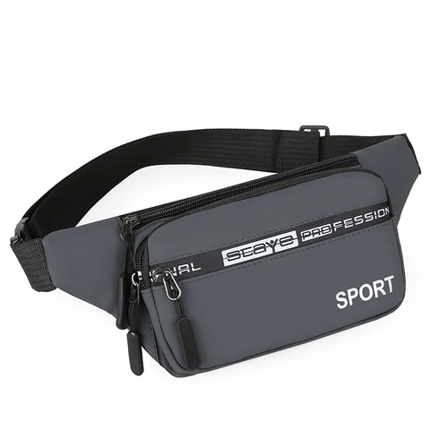 Водонепроницаемая вместительная и большая поясная сумка подходит для мужчин и женщин, универсальный бумажник, барсетка, износостойкий спортивный мобильный телефон