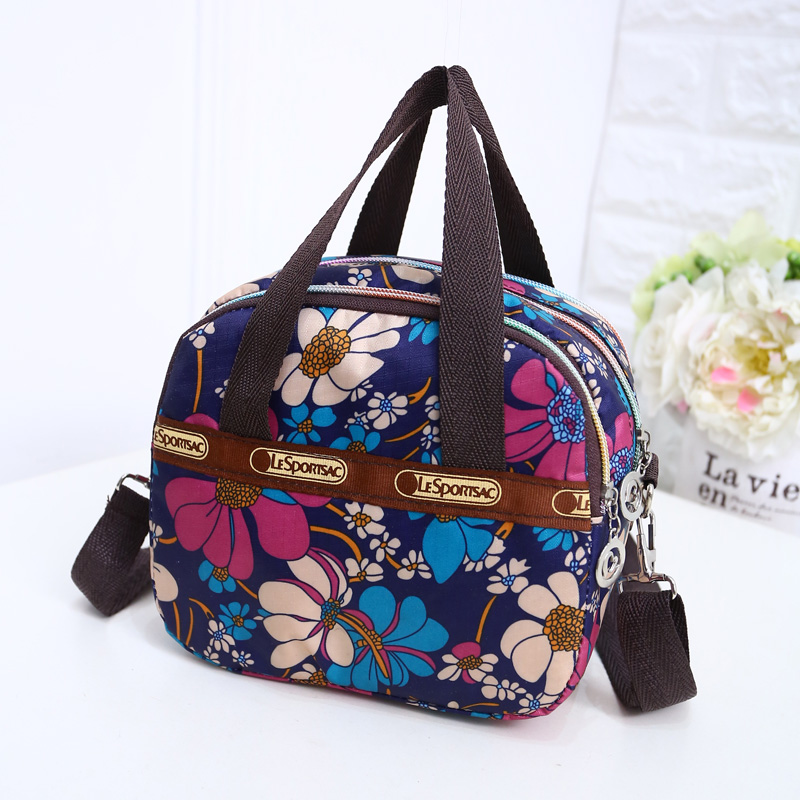 2021 season new packet handbag Handbags Han version Canvas Flower Bouquet Handbag Handpicked Casual Twill Bag Woman Bag Spring Summer