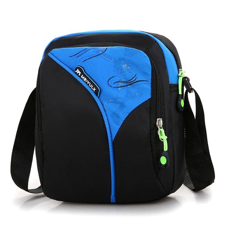 Shoulder bag men's and women's Oxford cloth casual outdoor sports backpack vertical crossbody bag diagonal travel small bag men's bag