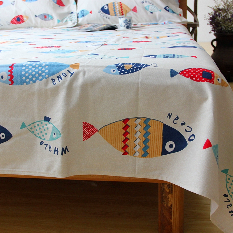 Mùa hè đơn giường đôi đơn vải cũ vải thô vải cotton mat đơn 1.2 1.5 giường 1.8 giường thảm nhung trải giường