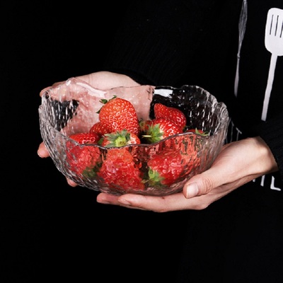 【2只】透明冰川沙拉碗350ml