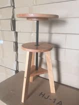 Beech wood drawing stool lifting drawing stool solid wood adjustable height drawing stool drawing stool 360 degrees rotating stool