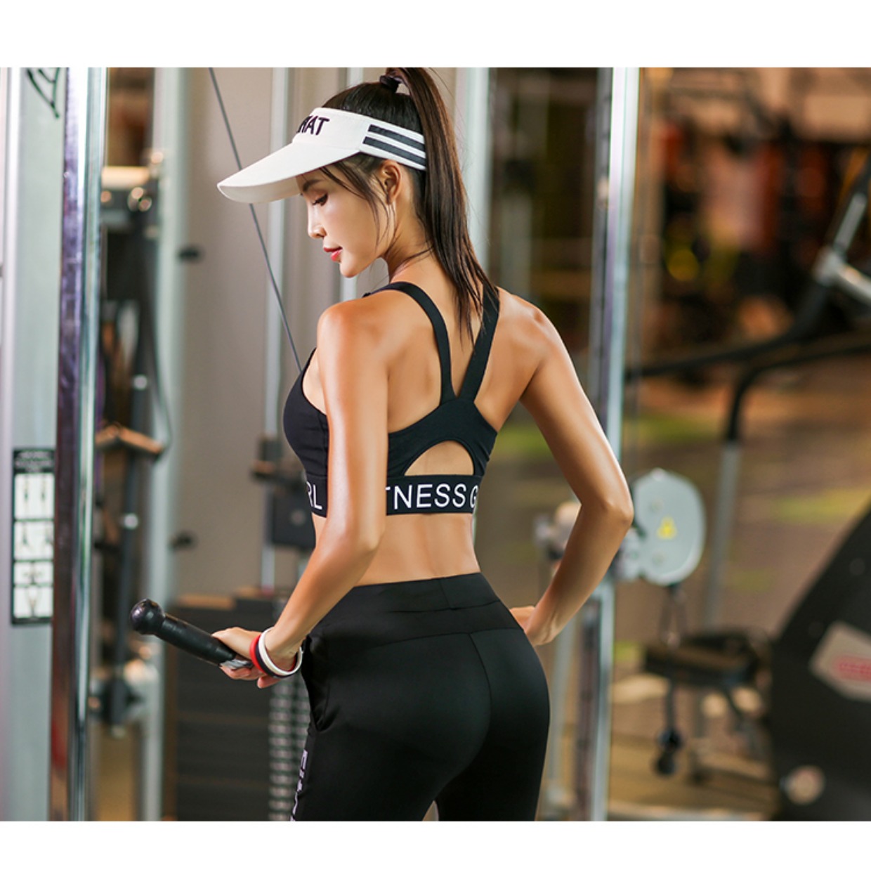 Hỗ trợ cao áo thể thao nữ chống sốc chạy tập hợp định kiến ​​yoga đồ lót giảm xóc áo ngực nhanh khô chuyên nghiệp áo ngực áo quần tập gym