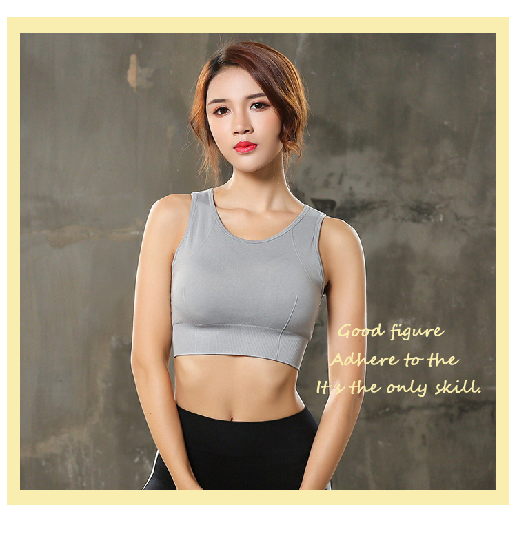 Áo ngực thể thao nữ chạy vest tập hợp chống sốc tập luyện mà không có vòng thép tập thể dục áo ngực yoga làm đẹp trở lại đồ lót áo lót thể thao loại nào tốt