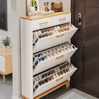 Flutter Ultra -Thin Shoe Cabinet Homemest Door Light Luxury, просто вошла в небольшую квартиру 2024 Новая взрывная экономика