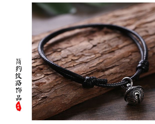 Nam và nữ cá tính chuông vòng chân Thời trang Nhật Bản và Hàn Quốc dây đỏ vòng chân vòng chân Sinh viên dây trang sức xu hướng đơn giản vòng chân nam