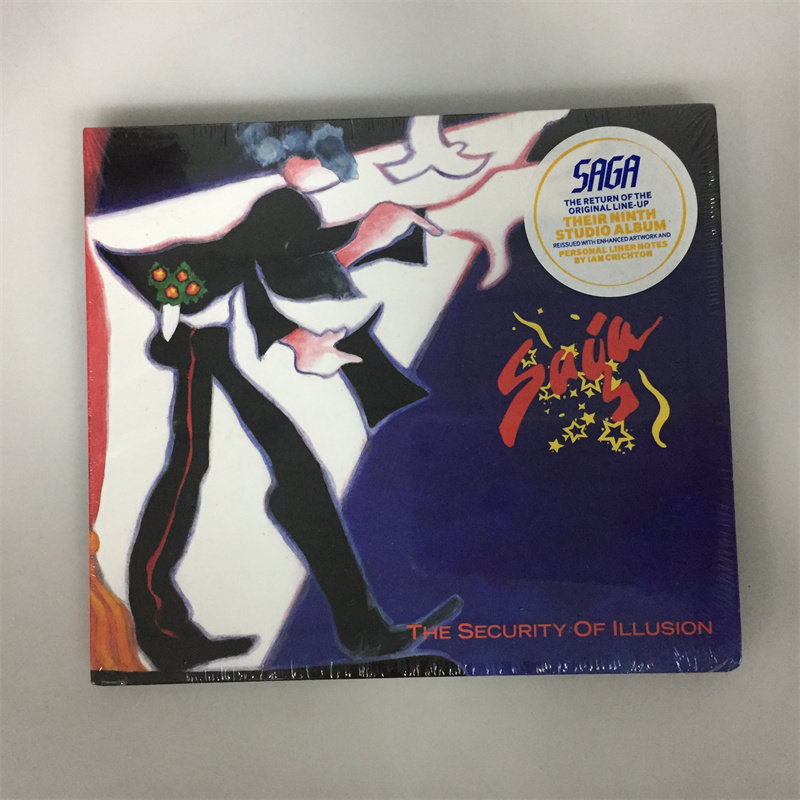 Европейская и американская версии нераспечатанного компакт-диска Art Rock Saga-The Security of Illusion Изображение 1