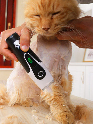 Smart sense pet shaver electric clipper for cat upright dog shaving foot hair mute clipper pet shop dedicated