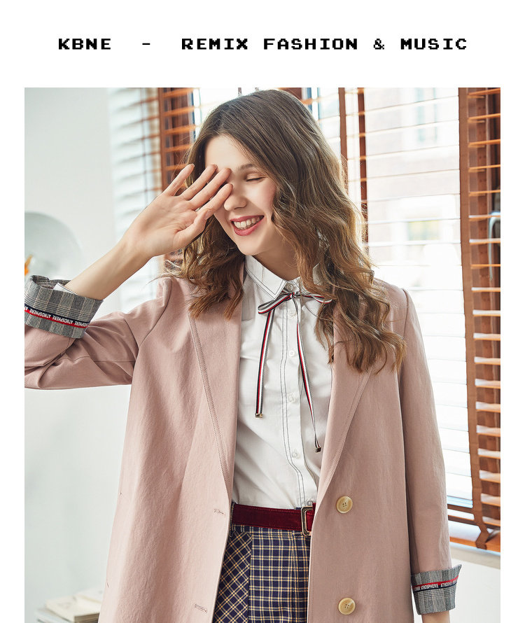 Trench pour femme KBNE     en Coton - Ref 3226654 Image 28