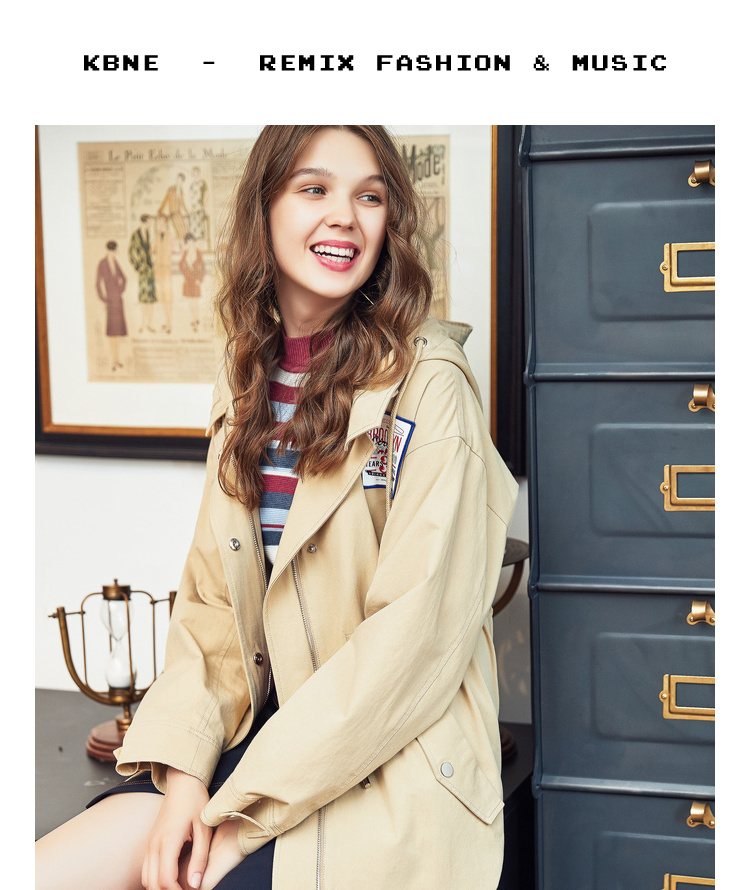 Trench pour femme KBNE     en Coton - Ref 3226597 Image 18