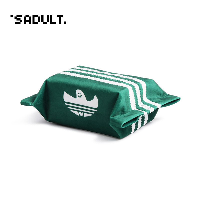 Tide brand spoof clover personality car tissue set tissue bag car seat tissue box living room hanging type