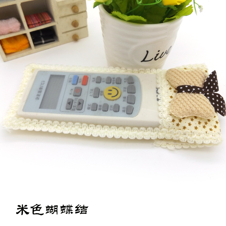 Phim hoạt hình dễ thương TV điều khiển từ xa đặt vải trong suốt bảo vệ điều hòa áo điều hòa