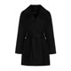 LaKoradior Lakodi black double-sided woolen coat woolen short coat women's autumn and winter new style