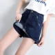 Mùa hè mới siêu quần short cô gái denim hoang dã váy ngắn váy nữ quần an toàn quần chống chói mỏng co giãn phiên bản Hàn Quốc - Quần jean