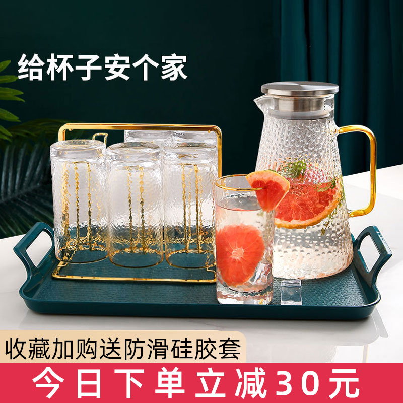 Light Extravagant Cup Rack Drain Home Living Room Cup Shelf Creative Dei Tray Glass Water Cup Shelf Upside Down Hung Upside Down