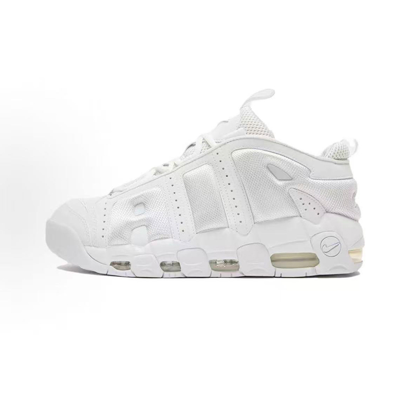Nike More Uptempo Men's Cushioning and Breathable Basketball Shoes Fz3055-100 Xuzhou Warehouse