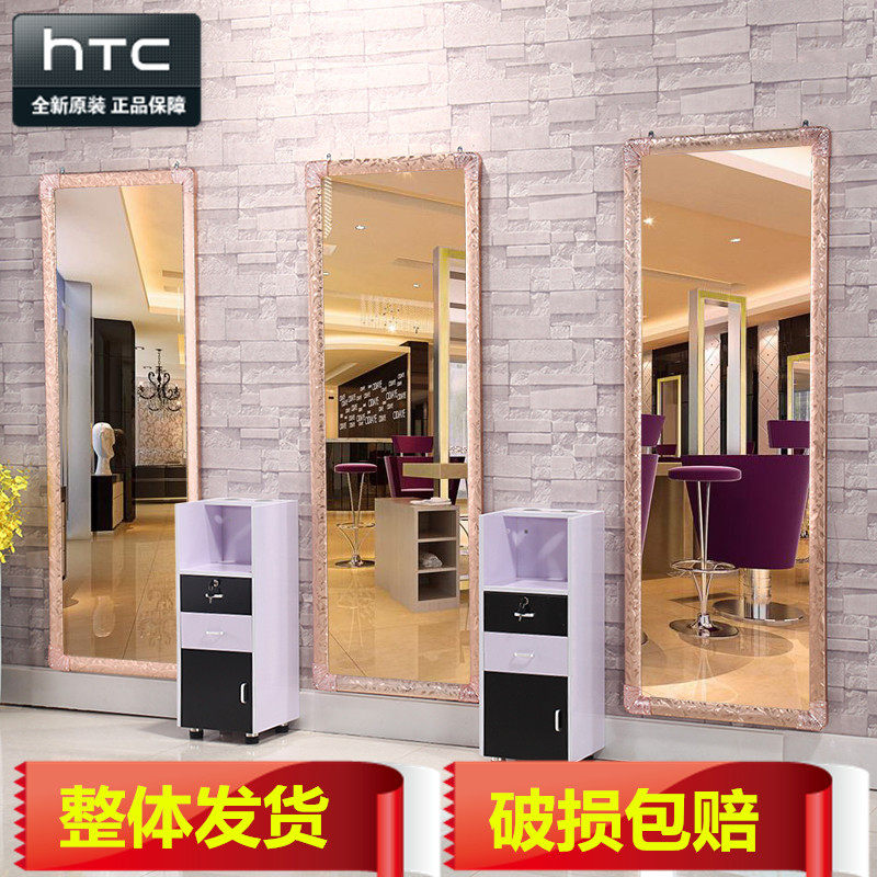 Hair mirror table Hair salon mirror Hair salon mirror Floor-to-ceiling mirror Single-sided hair cutting mirror Hair salon mirror Wall-mounted mirror Full-length mirror