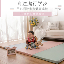 Outlet Custom XPE inner core Child baby crawl cushion Foldable seamless splicing ground mat thickened environmentally-friendly