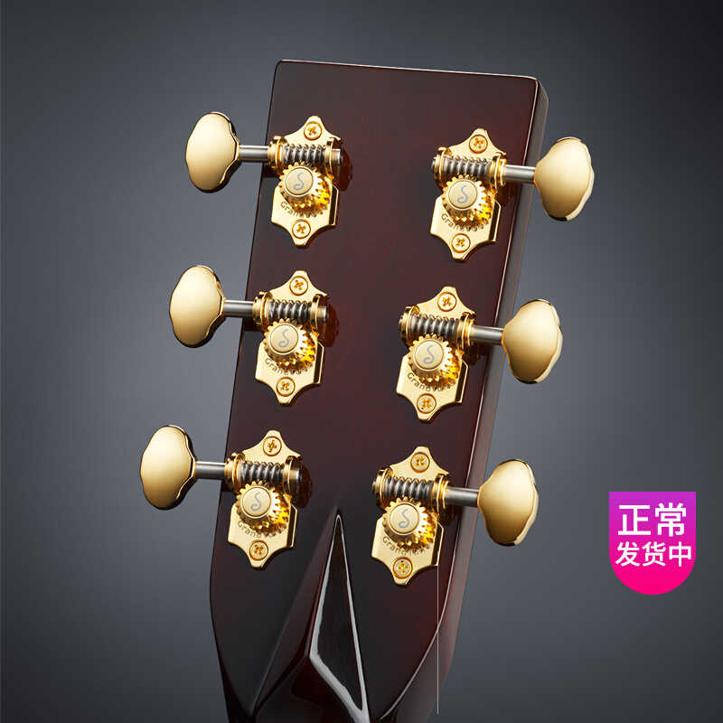 Derby Martin Folk Ballad Guitar LP Electric Guitar Strings on string Wardysen Open cunt head button strings approach.