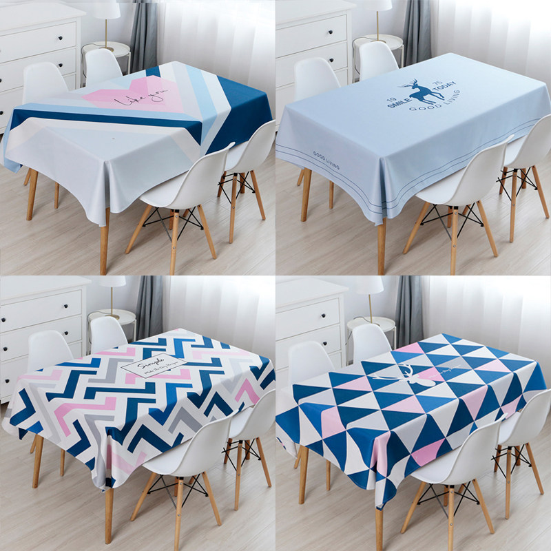 Table cloth Cotton linen Small fresh table cloth Rectangular square household small round table tablecloth Desk cloth pad