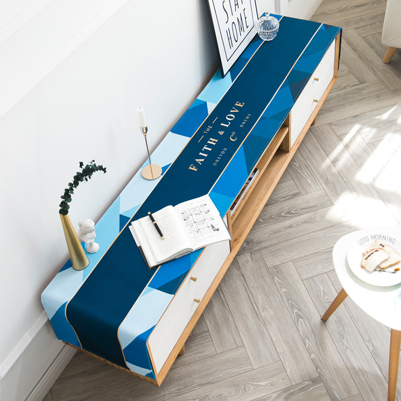 Living room Modern minimalist TV Cabinet Cloth Rectangular Table Cloth Shoes Cabinet Geb Waterproof free tea table cushion anti-dust table cloth