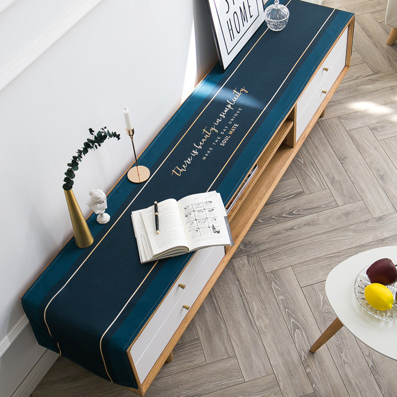 Living room Modern minimalist TV Cabinet Cloth Rectangular Table Cloth Shoes Cabinet Geb Waterproof free tea table cushion anti-dust table cloth