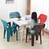 Пластиковый нескользящий стульчик для кормления для домашнего использования для отдыха, увеличенная толщина