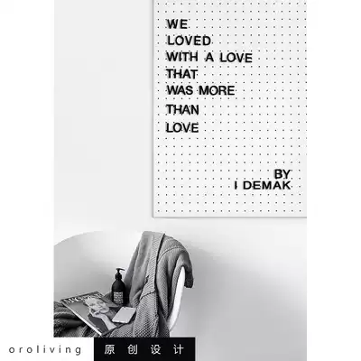 oroliving minimalist EVA letter magnet refrigerator stickers DIY early childhood education 117 with symbols