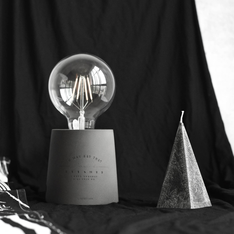 Oroliving Original Scandinavian Minimalist Concrete Cement Table Lamp Led Bulb Decorative Bedroom Atmosphere Light Gift Oroliving Original Scandinavian Minimalist Concrete Cement Table Lamp Led Bulb Decorative Bedroom Atmosphere Light Gift