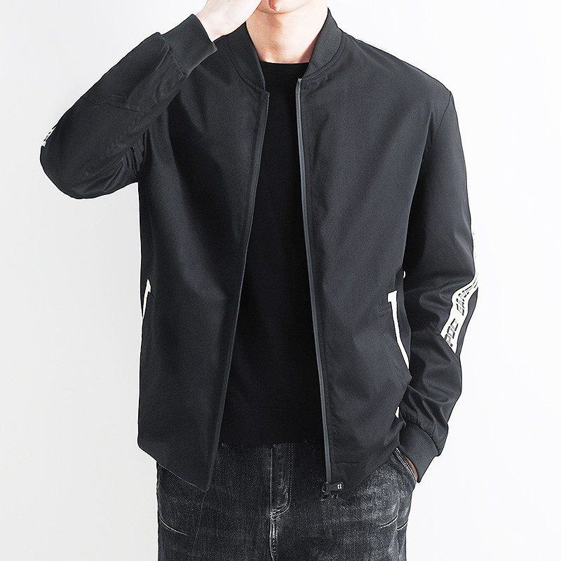 Men's jacket 2022 Spring new trends Leisure 100 Ride Handsome Design Baseball Collar Jacket