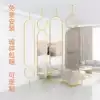 Beauty salon glass screen Bedroom occlusion partition decoration Living room Simple modern B & B entrance entrance Net red model