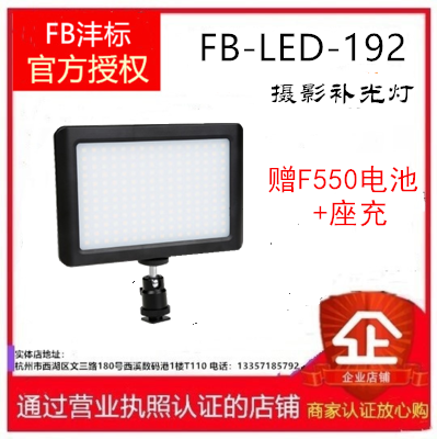 Fengbiao 192 fill light hand-held live broadcast self-media photo wedding portrait photo wedding LED photo light