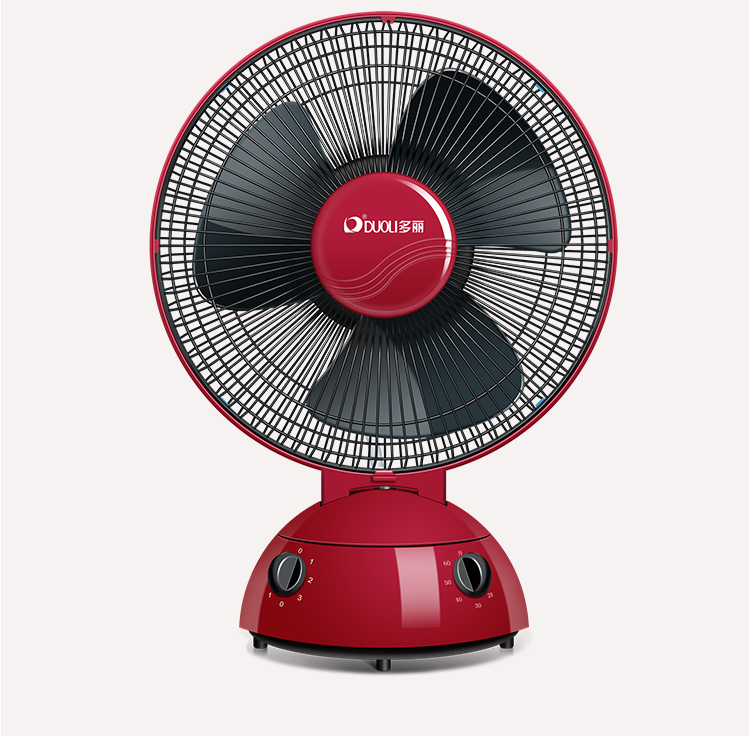 Quạt điện Dolly mini quạt bàn nhỏ lắc đầu gió lớn trẻ em học sinh về nhà máy tính để bàn im lặng thời gian giường - Quạt điện quạt điều hòa rapido 6000d