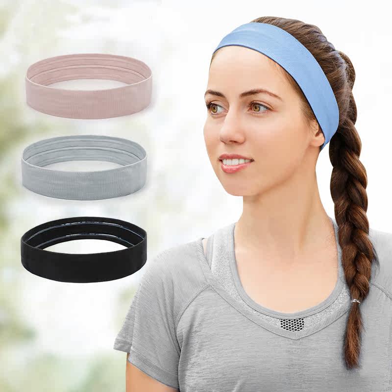 Yoga Sports hair with female running head with summer guide Sweat with motion suction and stop sweat with bunches Bandwidth Side Headscarf