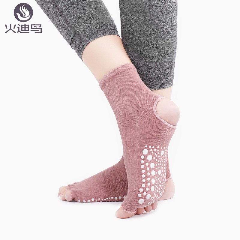 Yoga socks summer thin specialty anti-slip yoga socks and five fingers summer sports fitness socks Pilates