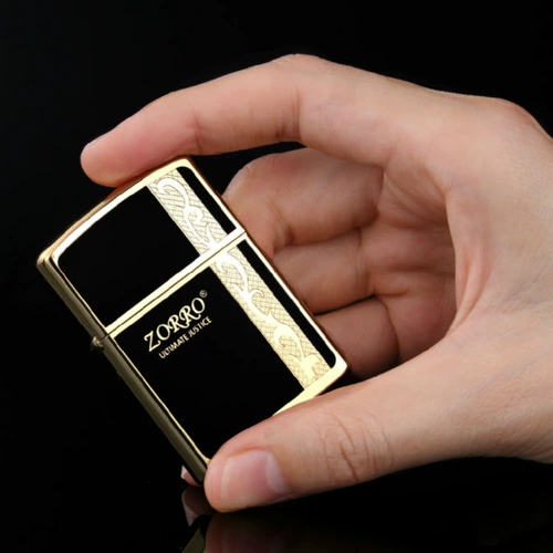 Мужская медная защитная ветрозащитная ретро креативная высококлассная зажигалка на керосине, делается под заказ