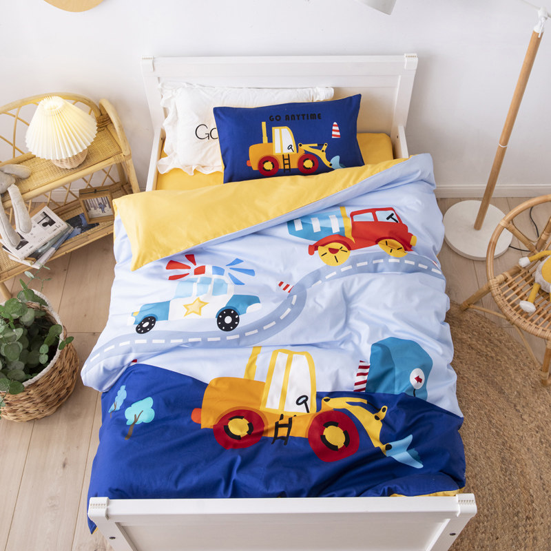 A class kindergarten quilt three-piece set of cotton children's nap quilt six or seven-piece set of baby garden bedding summer