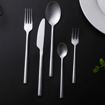 First snowflake Stainless Steel Knife Fork Spoon Western Dining with Wind Steak Knife Fork Spoon Coffee Spoon Fruit Fork Suit