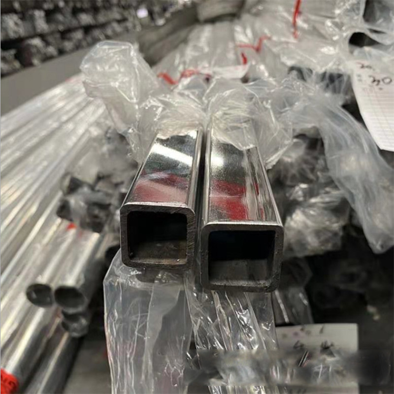 GB 201 304 316L stainless steel material square tube round tube rectangular tube decorative products hollow tube