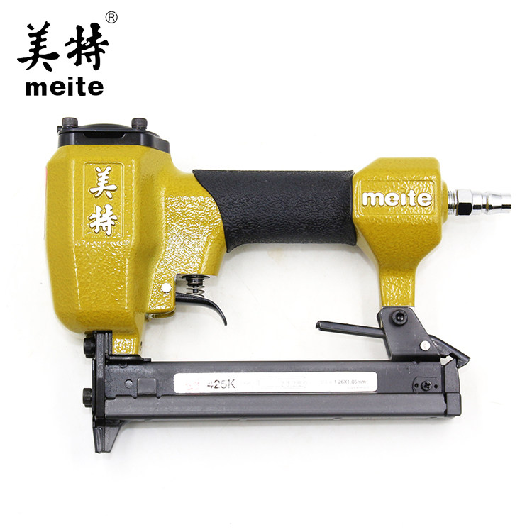 Mette 425K Pneumatic Code Nail Gun Aluminum Tube Nail Gun U Type Nail Gun 425KB Chetto Furniture Rattan Rattan Chair Tin Gun