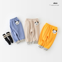 Baby spring pants big PP pants men and women cute corset pants spring and autumn harem pants casual pants style