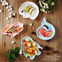 Ceramic dish Creative Breakfast Plate cute childrens cartoon disc sweet dish cake snack dish