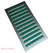 Stainless steel cover 300*580*25*1 5 green strip rainwater grate kitchen manhole cover drainage trench cover