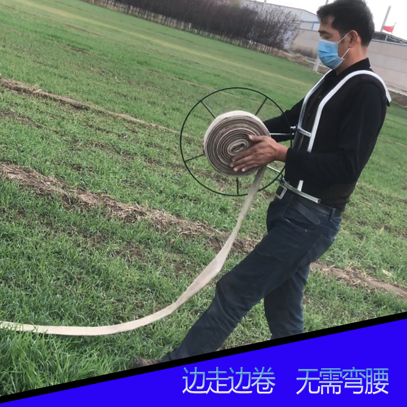 Water belt rewinder water bag storage layer rack agricultural shoulder reel rewinder fire pipe rack glue water pipe roller