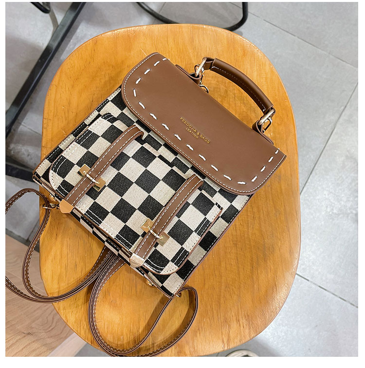 Retro Small Bag 2021 New Fashion Backpack Autumn And Winter Backpack display picture 7