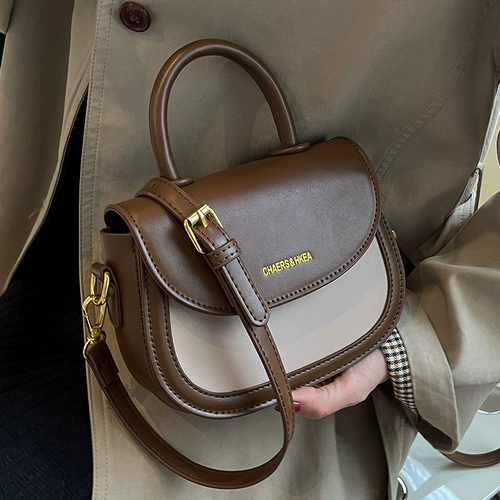 Небольшая дизайнерская небольшая сумка, демисезонная портативная сумка через плечо